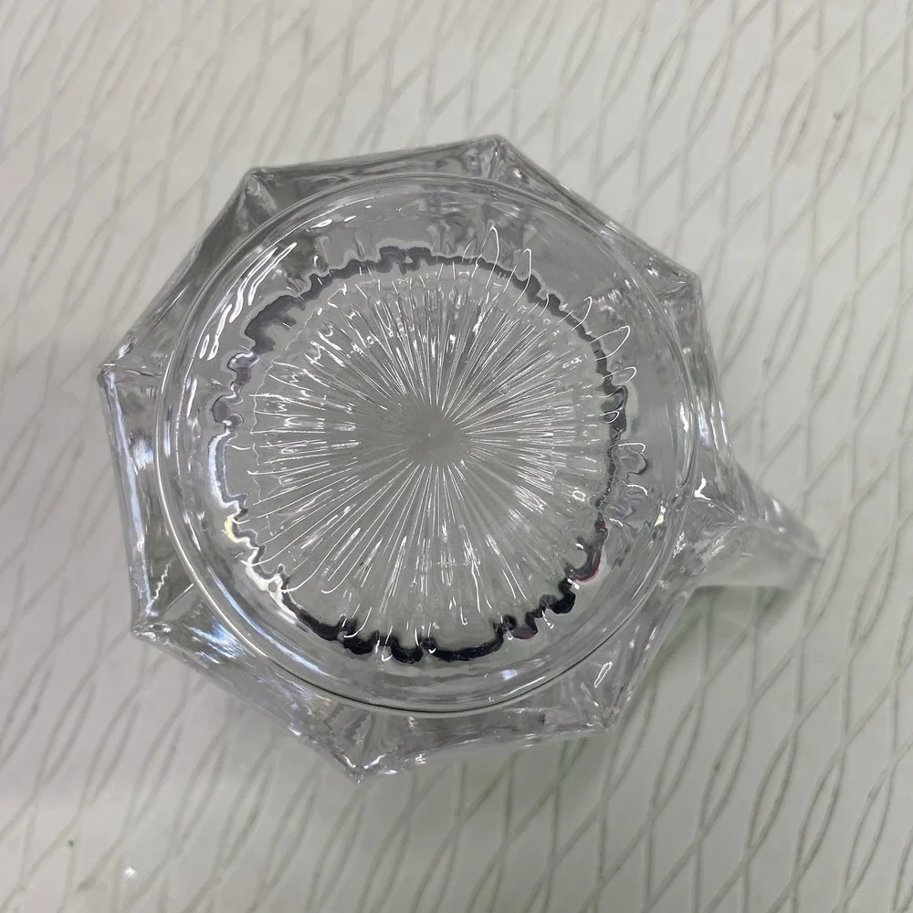 Vintage Fostoria Coin‎ Glass Creamer Pourer W/spout